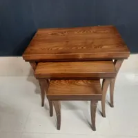 میز عسلی جلو مبلی تمام چوب