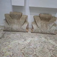 پشتی  کرم مخمل