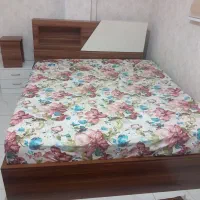 سرویس خواب دو نفره کامل وتمییز|تخت و سرویس خواب|ابریشم, |دیوار