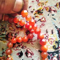 مهره ها عقیق یمن تراش الماس و مهره کیفی