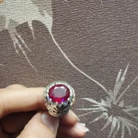 یاقوت آفریقایی اصل نقره کار دست  زیر فی خرید|جواهرات|مشهد, ویلاشهر|دیوار