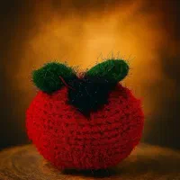 هدیه یلدایی انار قلاب‌بافی دستباف زیبا