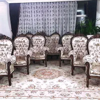مبل سلطنتی ۹ نفره کارکرده|مبلمان خانگی و میز عسلی|اصفهان, شاهزید|دیوار