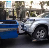 امداد خودرو یدک کش چرخ گیر ب صورت شبانه روزی