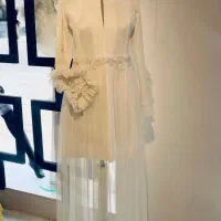 مانتو عقد مزونی به همراه توربان