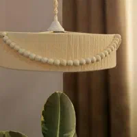 لوستر و آباژور مکرومه|لوستر و چراغ آویز|شیراز, فرگاز|دیوار