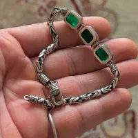 دستبند نقره ایتالیا|جواهرات|کرمانشاه, |دیوار