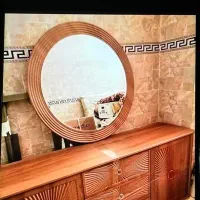 میز کنسول MDF در حد نو + آینه / شیک و خاص