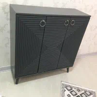 جا کفشی سه درب طوسی
