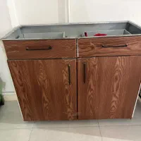 کابینت فلزی با یک سنگ مرمر|مصالح و تجهیزات ساختمان|اسلام‌شهر, شهرک مهدیه|دیوار