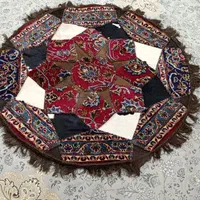 فرش گرد دستی پوست اهو