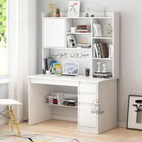 میز تحریر کشو دار مدل دلارا یک سفید