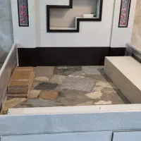 تخت دونفره چوبی همراه با پاتختی|تخت و سرویس خواب|تهران, جوادیه تهرانپارس|دیوار