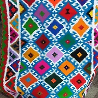 گلیم  دست باف نو۱۲۰عرض ۷۰ طول|گلیم، جاجیم، گبه|شیراز, لشکری‎|دیوار