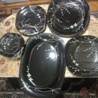 سرویس کامل 25پارچه غذاخوری اوپال|ظروف سرو و پذیرایی|صومعه‌سرا, |دیوار