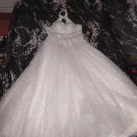 لباس عروس شیک با شنل وتور|کیف، کفش، کمربند|مبارکه, |دیوار