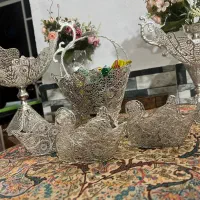 سرویس پذیرایی نقره|ظروف سرو و پذیرایی|شیراز, نیستان|دیوار