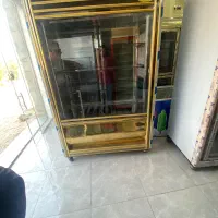 یخچال دو در پشت زیر مخفی دو در شیشه ای