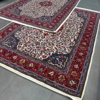 فرش دستباف (بساک)جفت۶م نقشه بیجار بافت ساروق اراک|فرش|مشکین‌دشت, |دیوار