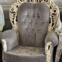 مبلمان سلطنتی ملایر چوب گردو دست ساز