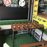 تابلو کافه میز و صندلی و قفسه پیشخوان پرچم ساحلی|کافی‌شاپ و رستوران|کوهدشت, |دیوار