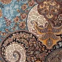فرش ابی فیروزه‌ای مشهد کد۲۸۰۰۹