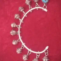 خلخال پابند نقره قاجاری آنتیک قدیمی پا بند عتیقه|جواهرات|تهران, هوانیروز|دیوار