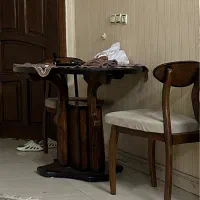 میز نهارخوری ۵ نفره چوبی سالم