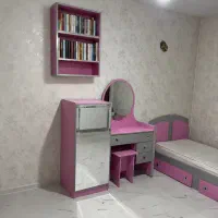 تخت یکنفره خوشخواب میز آرایش کمد کتابخانه