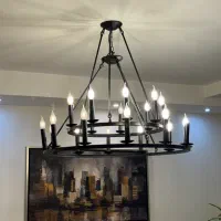 لوستر مشکی|لوستر و چراغ آویز|تهران, امجدیه (خاقانی)|دیوار