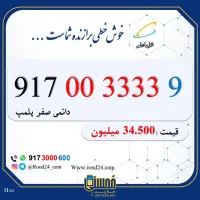 0917-017-1001|سیم‌کارت|شیراز, تاچارا|دیوار