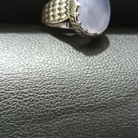 انگشتر نقره ،عقیق کبود
