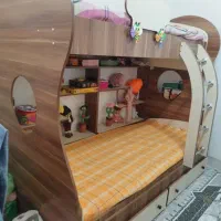 تخت خواب و میز تحریر|تخت و سرویس خواب|فولادشهر, C1|دیوار