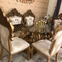 مبلمان سلطنتی همراه با میز نهار خوری مناسب جهیزیه|مبلمان خانگی و میز عسلی|شهریار, |دیوار