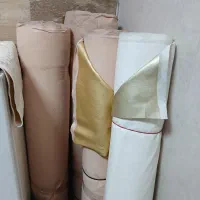 چرم مصنوعی طلایی ( آستر چرم (