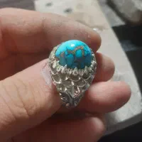 انگشتر فیروزه عجمی شجر|جواهرات|قم, شهر قائم|دیوار