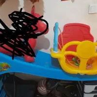 چهار چرخ سرسره و چند بازی فکری و مکعب هوش. تاب|اسباب و اثاث بچه|کرج, خرمدشت|دیوار