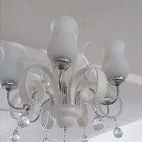 لوستر کلاسیک 2 عدد در حد نو|لوستر و چراغ آویز|ری, علایین|دیوار