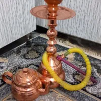قلیان و قوری مسی