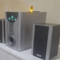 اسپیکر کامپیوتر فلش خور بلوتوث دار aux بیس دار