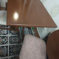 میزو صندلی ناهارخوری 4نفره درحدنو|میز و صندلی غذاخوری|قم, شاه سید علی|دیوار