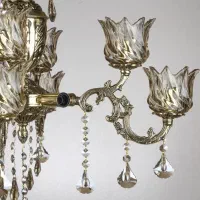 لوستر برنز نو ۸ شاخه چشمه نور