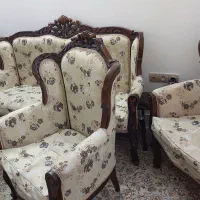 مبل ۹ نفره تمیز|مبلمان خانگی و میز عسلی|سبزوار, غرب نیروگاه|دیوار