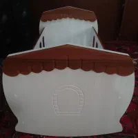 تخت گهوااره ای نوزاد با تشک|اسباب و اثاث بچه|تبریز, |دیوار