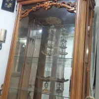 بوفه تمام چوب پرکار|بوفه، ویترین، کنسول|تبریز, |دیوار