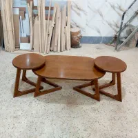 فروش ویژه میز عسلی تمام چوب لبتاپی