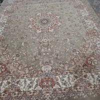 فرش ۱۲ متری رنگ گردویی بدون سوختگی و  بدون پارگی