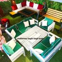 میزو صندلی باغی/  هفت نفره پروفیلی