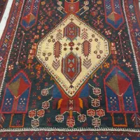 قالی افشاری جفتن|فرش|کرمان, |دیوار