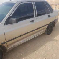 سواری پراید مدل ۸۶ رنگ بژ